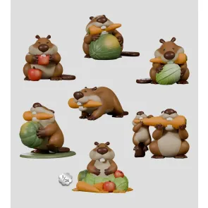MisBEAVhaving Minifiguren S1 5 cm Blind Box Display (6)