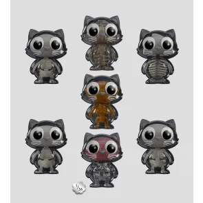 Catscans Minifiguren S2 Bare Bones 6 cm Blind Box Display (6)
