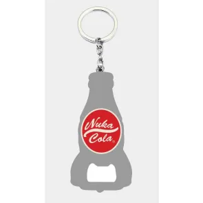 Fallout Schlüsselanhänger mit Flaschenöffner Nuka Cola Logo