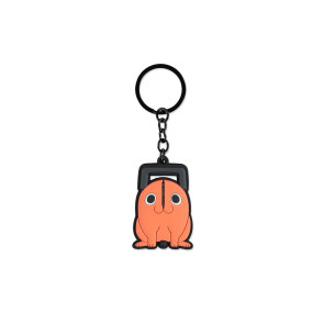 Chainsaw Man Gummi-Schlüsselanhänger Pochita