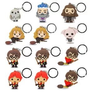 Harry Potter PVC-Schlüsselanhänger 4 cm Sortiment (12)
