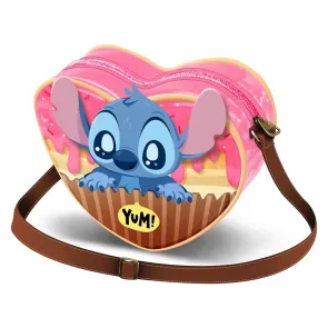 Lilo & Stitch Casual Heart Umhängetasche Muffin Pink