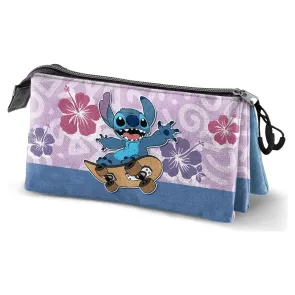 Lilo & Stitch Triple Federmäppchen Skate Lilac