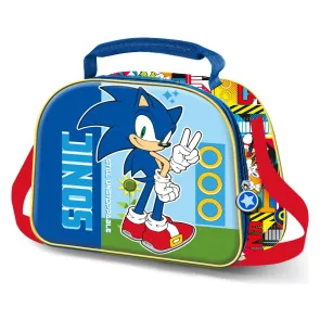 Sonic - The Hedgehog 3D Lunch Box Brotzeittasche SEGA Unstoppable Blue