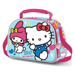 Sanrio 3D Lunch Box Brotzeittasche Hello Kitty Friendship Blue