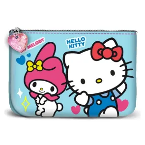 Sanrio Small Square Geldbörse Hello Kitty Friendship Blue
