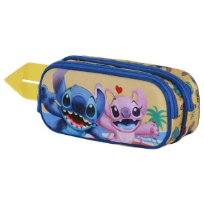 Lilo & Stitch 3D Double Federmäppchen Ocean Blue