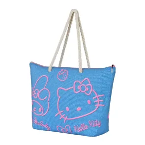 Sanrio Soleil Strand-Tasche Hello Kitty Denim Blue 