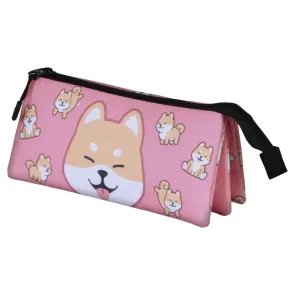Oh My Pop! Triple Federmäppchen Shiba Pink