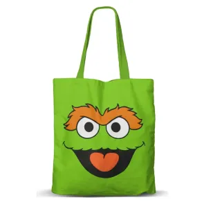 Sesamstraße FAN Einkaufstasche Oscar the Grouch Face