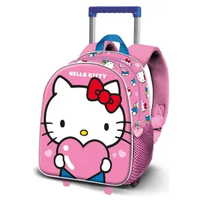 Sanrio Small 3D Rucksack mit Rollen Hello Kitty Heart