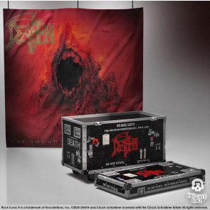 Death Rock Ikonz On Tour Road Case Statue & Bühnenhintergrund Set The Sound of Perseverance Tour 1998
