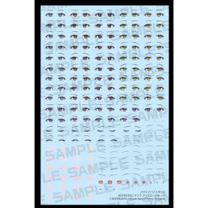 Megami Device M.S.G. Zubehör-Set für Plastic Model Kits 1/1 Buster Doll Tank Eye Decal Set