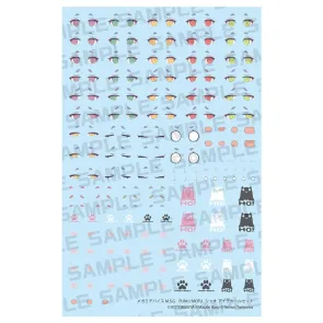 Megami Device M.S.G. Zubehör-Set für Plastic Model Kits 1/1 Puni Mofu Xiao Eye Decal Set