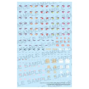 Megami Device M.S.G. Zubehör-Set für Plastic Model Kits 1/1 Puni Mofu Kuro Mao Eye Decal Set