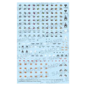Megami Device M.S.G. Zubehör-Set Plastic Model Kits 1/1 Yggdrasis Skoll Sharpshooter Tempest Eye Decal Set