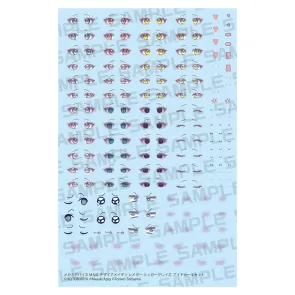 Megami Device M.S.G. Zubehör-Set für Plastic Model Kits 1/1 Desire Maiden Raider Sugar Glaze Eye Decal Set 14 cm