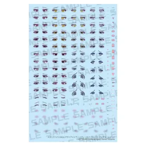 Megami Device M.S.G. Zubehör-Set Plastic Model Kits 1/1 Desire Maiden Medic Night Shift Eye Decal Set