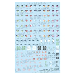 Megami Device M.S.G. Zubehör-Set Plastic Model Kits 1/1 Puni Mofu Lin Eye Decal Set