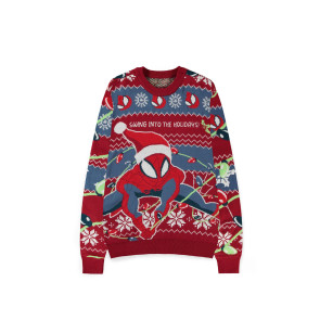 Spider-Man Pullover Swing into the Holidays (Christmas Jumper) Größe S