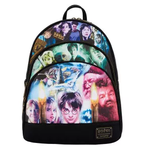 Harry Potter by Loungefly Rucksack Trilogy Triple Pocket