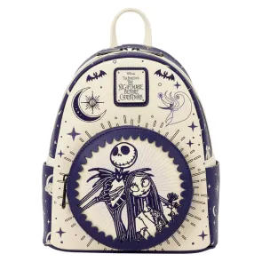 Nightmare before Christmas by Loungefly Mini Rucksack Jack Skellington & Sally Night Sky