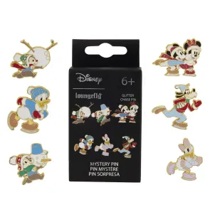 Mickey & Friends by Loungefly Ansteck-Pins Winter Activities Blind Display (12)