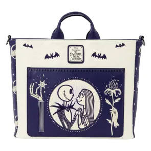 The Nightmare Before Christmas by Loungefly Rucksack und Tragetasche Jack Skellington & Sally Night Sky