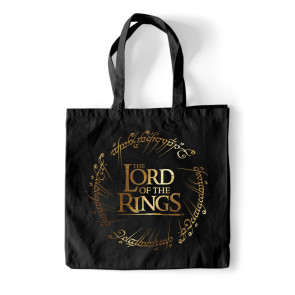 Herr der Ringe Tragetasche Gold Foil