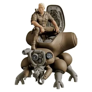 Ghost in the Shell PLAMAX minimum factory Plastic Model Kit Batou mit Fuchikoma 8 cm