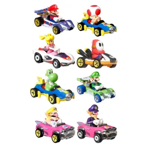 Mario Kart Hot Wheels Die-Cast Fahrzeuge 1:64 978T Sortiment (8)