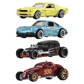 Hot Wheels Silver Series Die-Cast Fahrzeuge 1/64 Vintage 979K Sortiment (10)