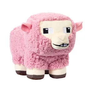 Ein Minecraft Film Plüschfigur Rosa Schaf 20 cm