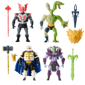Masters of the Universe Origins 4er-Pack Battle for Eternia Actionfiguren