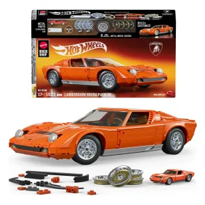 Hot Wheels Premium Mattel Brick Shop Bauset 1/12 Lamborghini Miura P400 SV