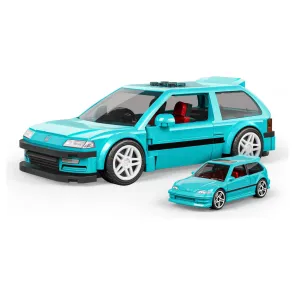 Hot Wheels Speed Series Mattel Brick Shop Bauset 1/32 Custom ’90 Honda Civic EF