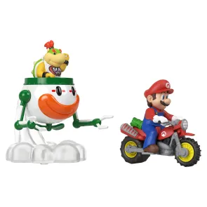 Super Mario Hot Wheels Die-Cast Fahrzeuge 2er-Pack 1/64 Mario & Bowser Jr.