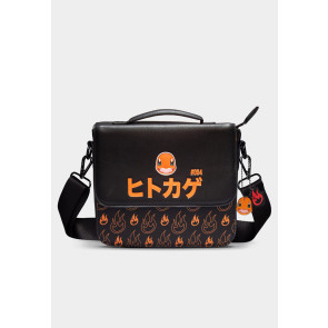 Pokemon PU Leder Umhängetasche Charmander