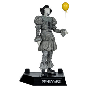 Es Welcome to Derry Movie Maniacs Figur Pennywise (Black & White) 16 cm