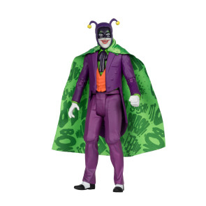 DC Retro Actionfigur Batman 66 Batmobil with Joker (Gold Label) 15 cm