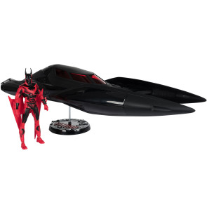 Batman Beyond DC Multiverse Actionfigur mit Fahrzeug Batman & The Batmobile (Gold Label) 53 cm