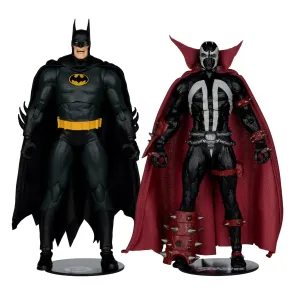 DC Multiverse McFarlane Collector Edition Actionfiguren 2er-Pack Batman & Spawn (Gold Label) 18 cm