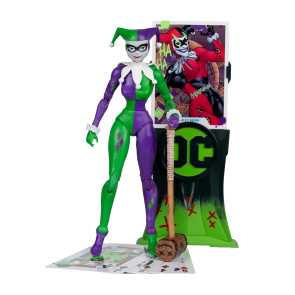 DC Multiverse Actionfigur Harley Quinn (DC Classic) Jokerized (Gold Label) 18 cm