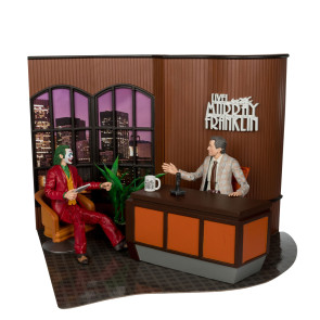 The Joker (Movie): Deluxe Collector Box "Live with Murray Franklin" (Figur & Prop Repliken)