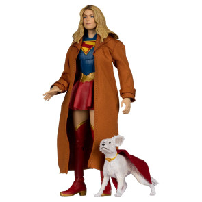 Supergirl (2026) DC Theatrical Deluxe Edition Actionfigur Supergirl & Krypto (Gold Label) 17 cm