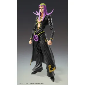 JoJo's Bizarre Adventure Part 5 Super Action Actionfigur Chozokado Leone Abbacchio Black Ver. 16 cm 