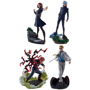 Jujutsu Kaisen Petitrama Series Sammelfiguren 4er-Pack Jujutsu Kaisen Series Vol.2 Set 9 cm