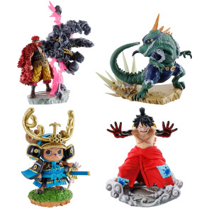 One Piece Petitrama PVC Mini-Statue Logbox Re Birth Wanokuni Vol. 2 Set 9 cm