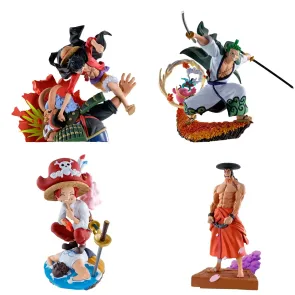 One Piece Petitrama PVC Mini-Statue Logbox Re Birth Wano Kuni Vol. 1 Set 9 cm   