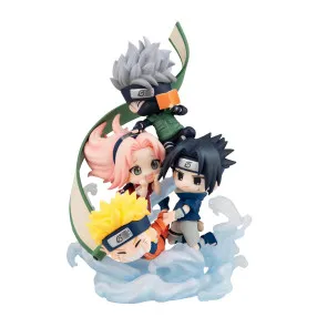 Naruto Shippuden FigUnity PVC Mini-Statue Gather here, Team 7 13 cm
